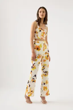 Aje Impressionist Flared Pant Multi Size AU 10 for rent on The Volte - image 1