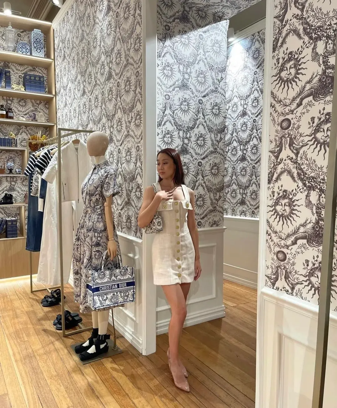 Alice McCall Queenie Mini Dress Creme Size 4 for rent on The Volte - main image