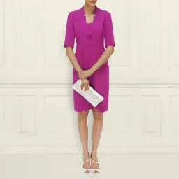 L.K. Bennett Detroit Sheath Dress Violet Size AU 6 for rent on The Volte - image 1