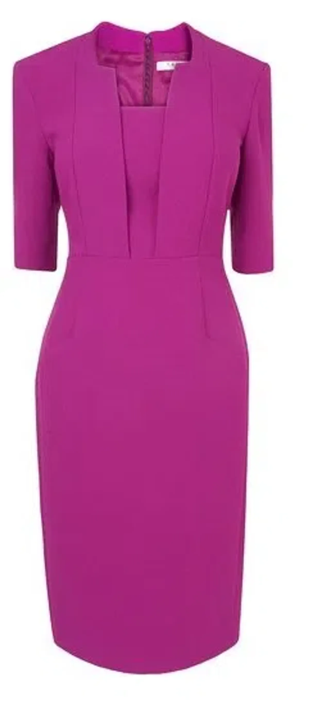 L.K. Bennett Detroit Sheath Dress Violet Size AU 6 - Image 2