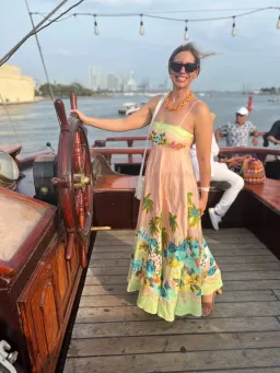 Alemais Mermaid Point Sundress Print Size 8 for rent on The Volte - image 6