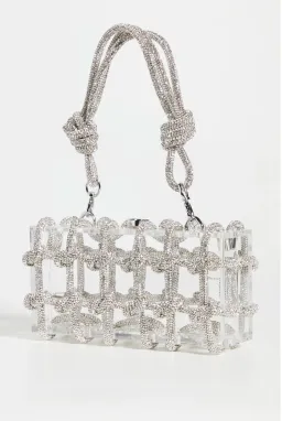 Cult Gaia Bess Shoulder Bag Silver for rent on The Volte - image 5