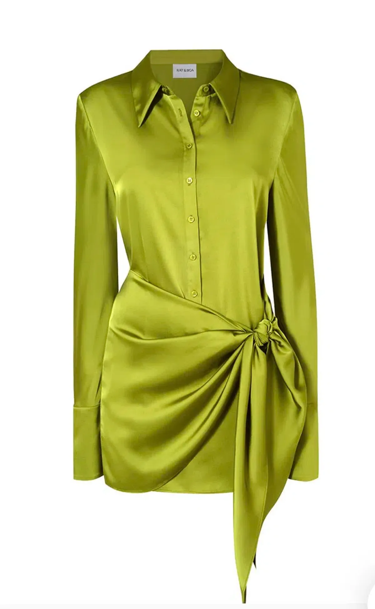 Rat & Boa Alanis Dress in Green Size S/AU 8 - Image 5