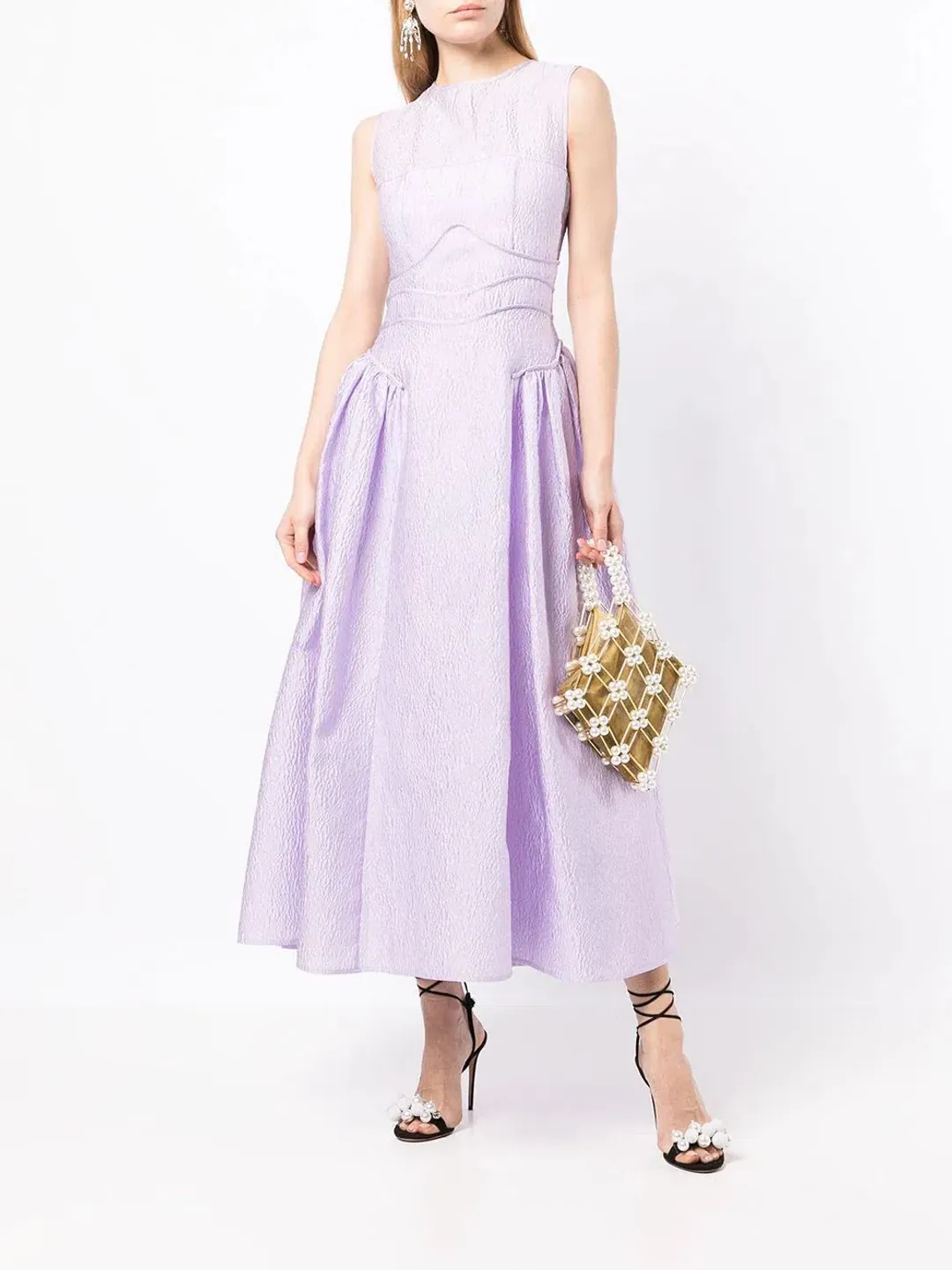 Rachel Gilbert Sophia Dress Lilac Size AU 12 for rent on The Volte - main image