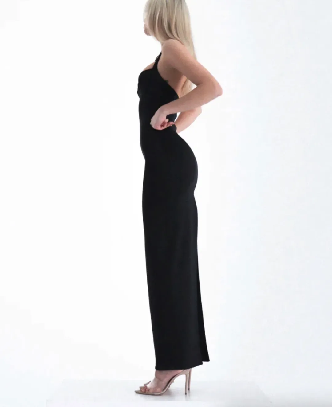 Natalie Rolt Bella Gown Black Size 0 / AU 6 for rent on The Volte - main image