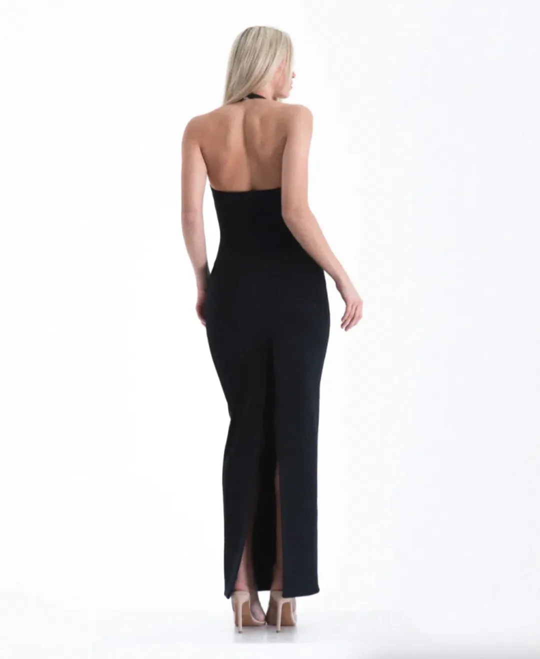 Natalie Rolt Bella Gown Black Size 0 / AU 6 for rent on The Volte - main image