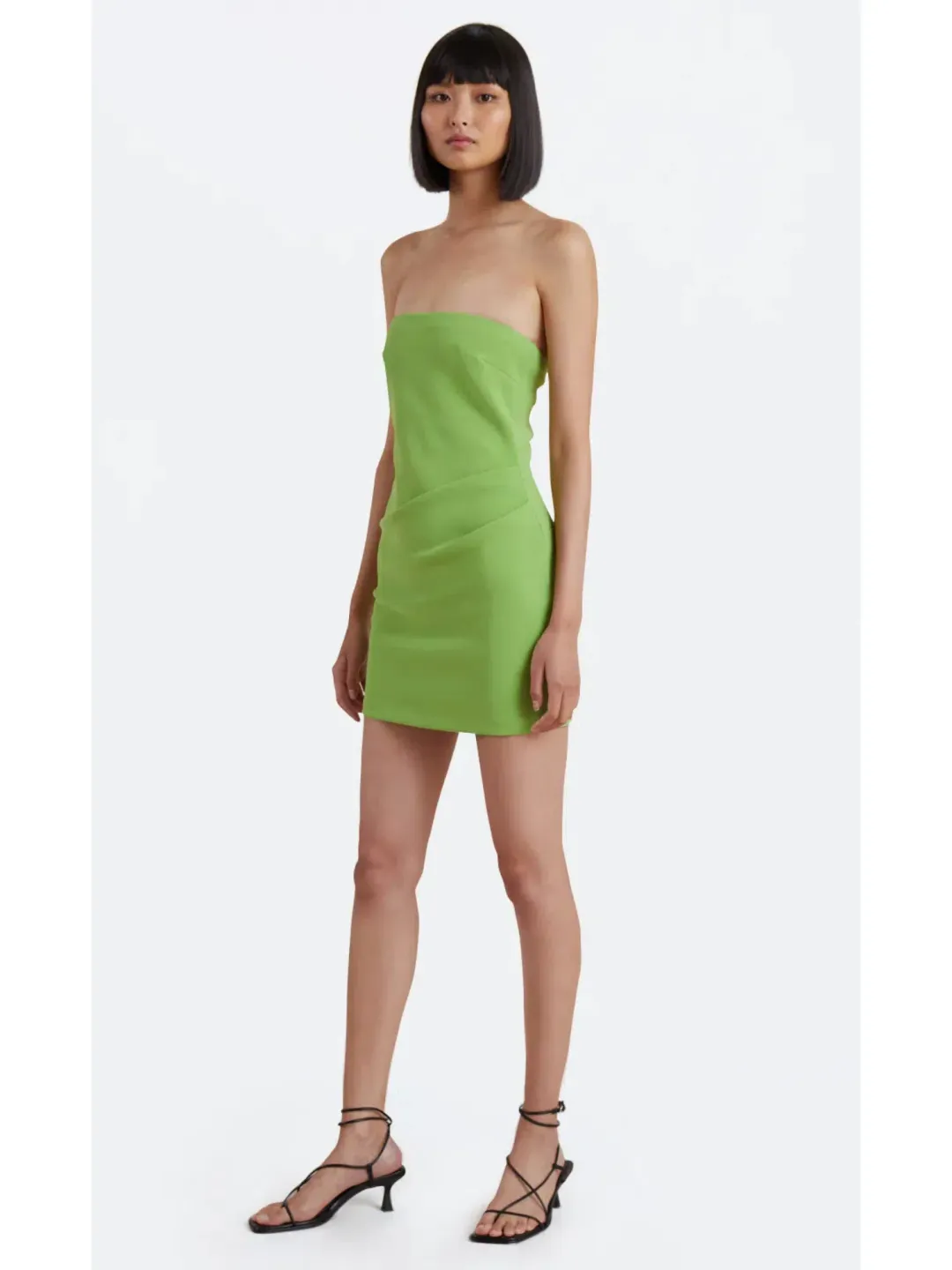 Bec & Bridge Karina Mini Dress Pea Green Size AU 6 for rent on The Volte - main image