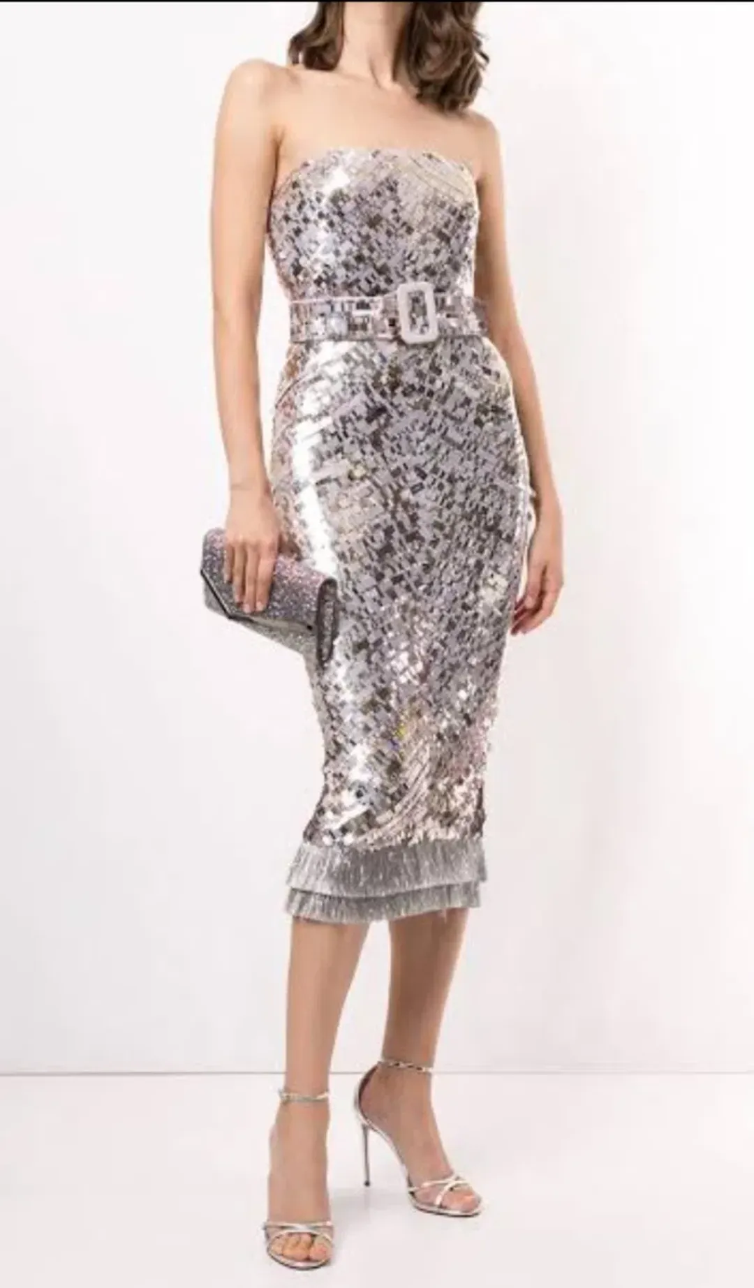 Rachel Gilbert Hunter Dress Lilac Size AU 12 for rent on The Volte - main image