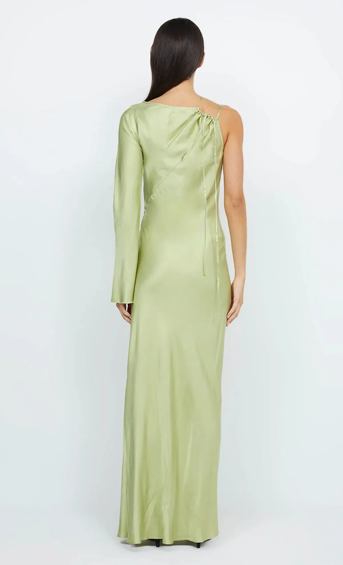 Bec & Bridge Kai Asym Maxi Dress Pear Green Size AU 8 - Image 2