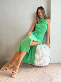 Significant Other Cali Midi Dress Green Size 8 for rent on The Volte - image 3