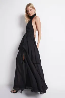 Aje Sienna Dress Black Size 6 for rent on The Volte - image 2