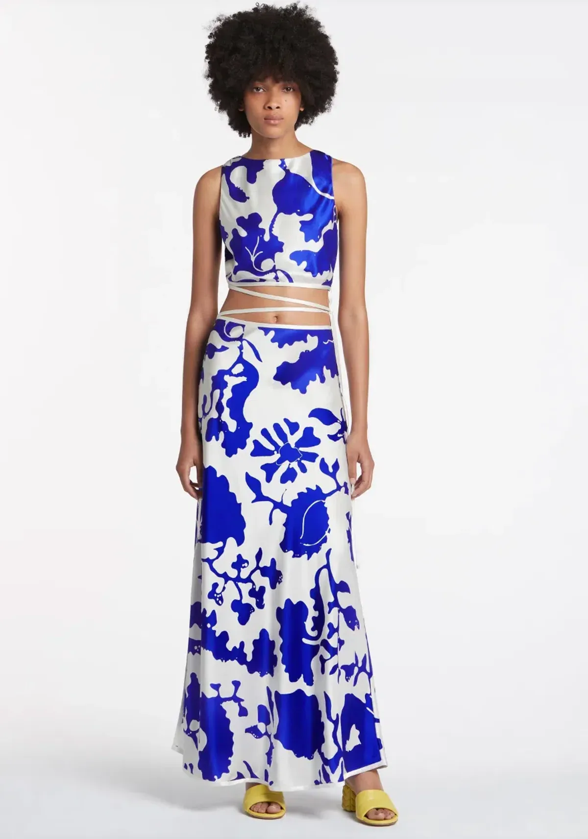 Sir the Label Esme Deconstructed Skirt Print Size 6 - Image 1