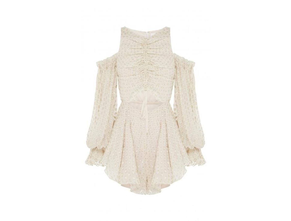 Alice McCall Did it Again Playsuit in Shell - Image 2