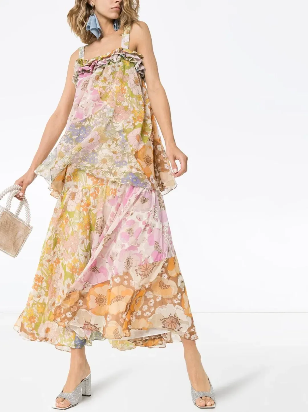 Zimmermann Super Eight Maxi Dress Floral Size 0/ AU 8 for rent on The Volte - main image