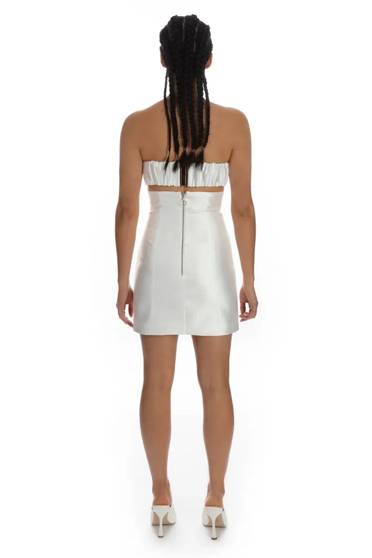 Imagery Tempted Mini Dress White Size AU 8 - Image 3