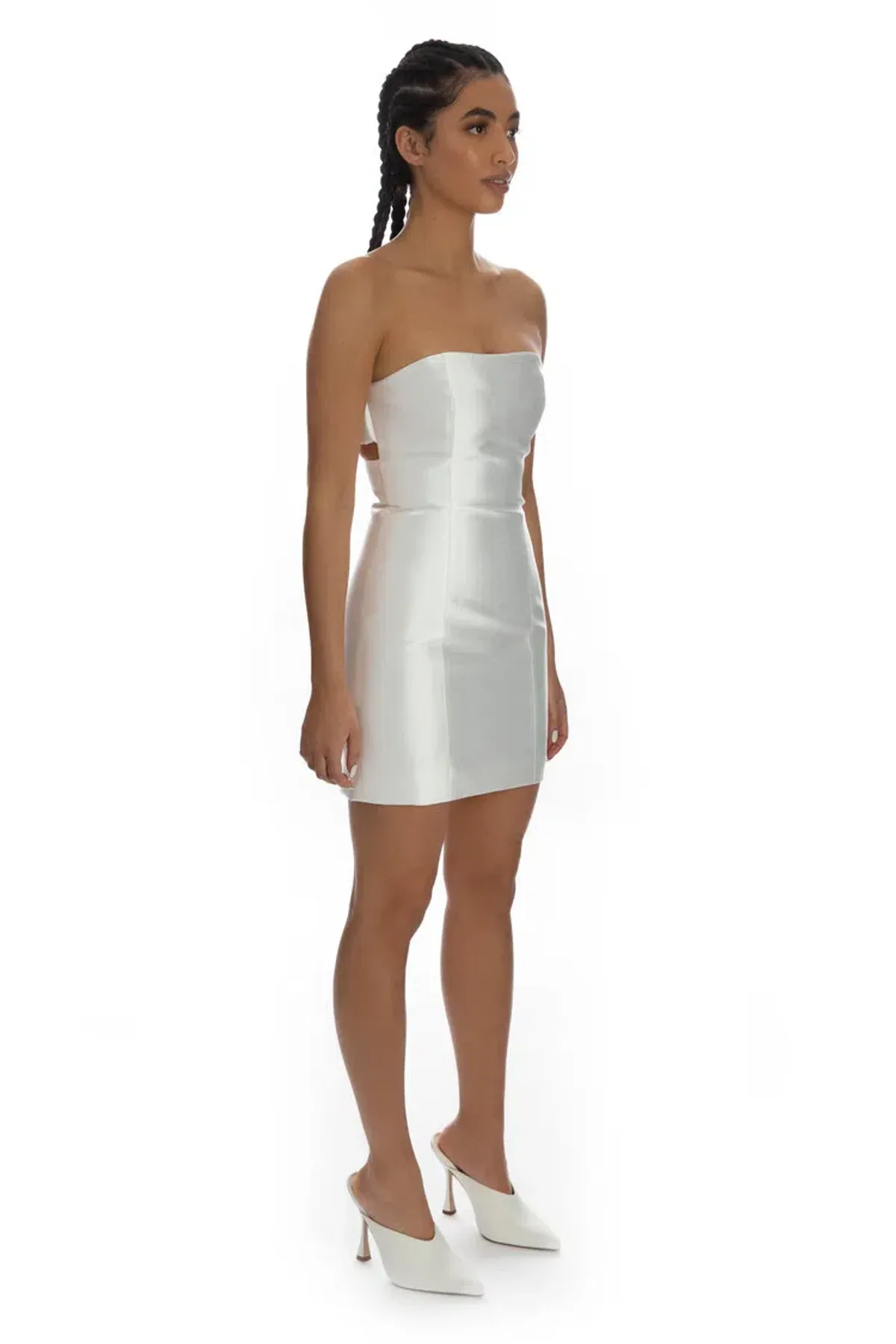 Imagery Tempted Mini Dress White Size AU 8 - Image 2