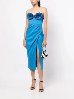 Rachel Gilbert Romy Dress Blue Size 2 for rent on The Volte - image 1