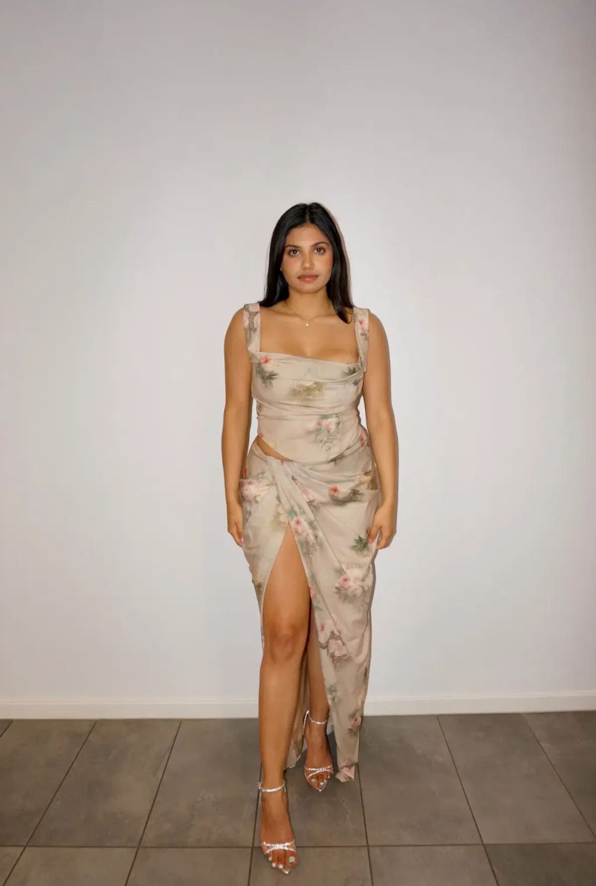 House of CB Vintage Set Floral Beige Size S / AU 8 - Image 2