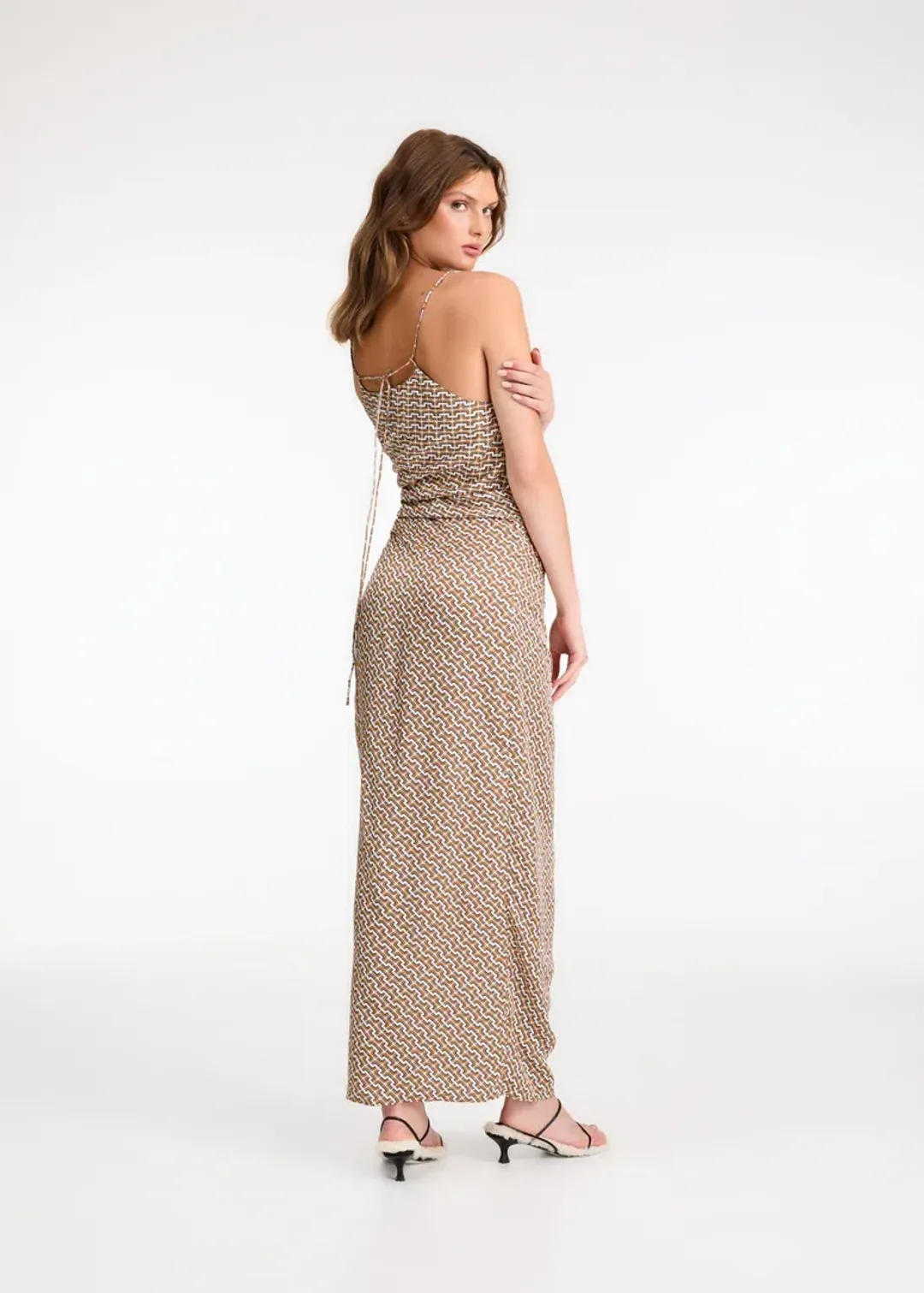 Roame Marlowe Dress Print Size 10 for rent on The Volte - main image