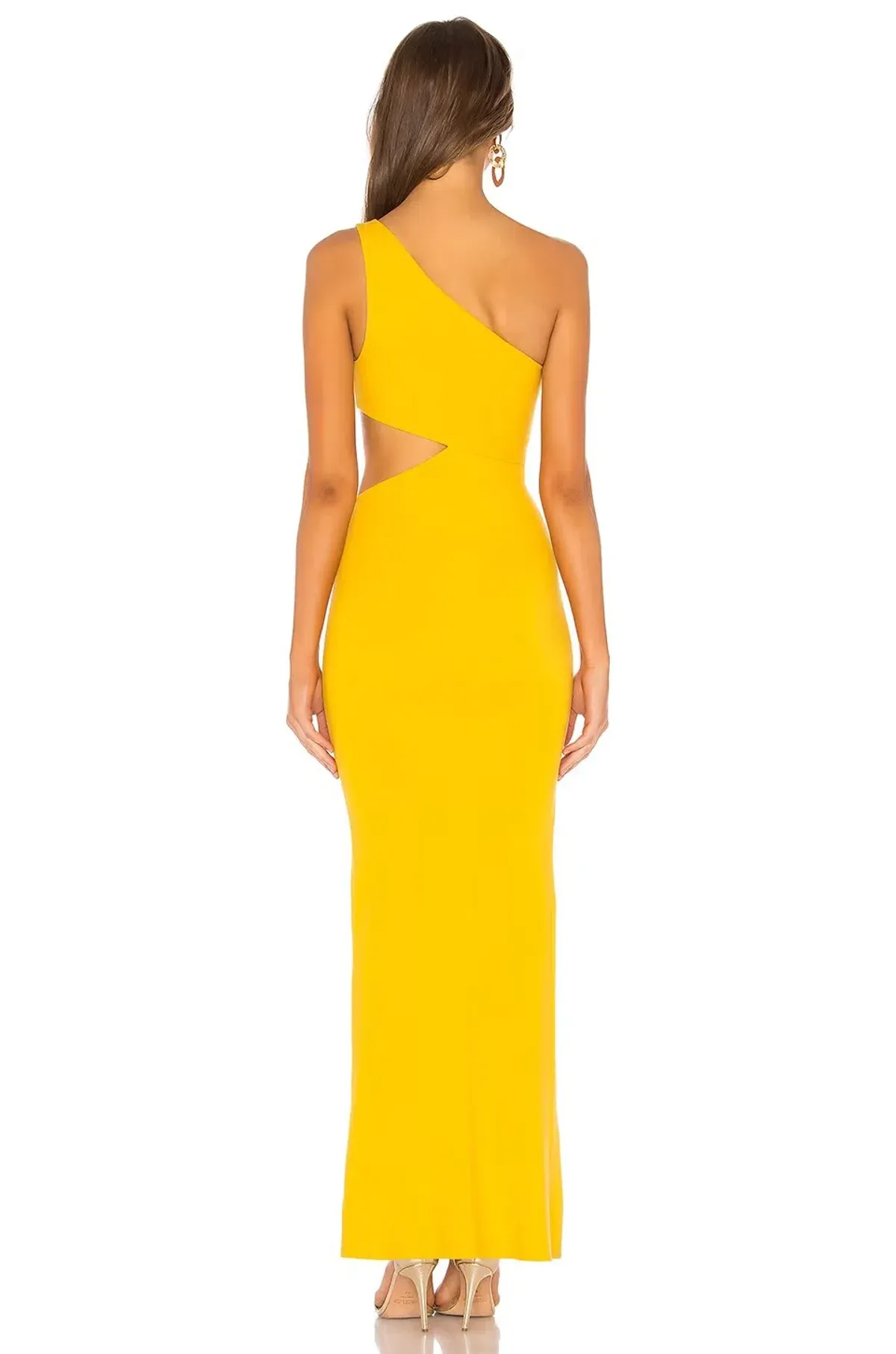 Revolve NBD X Naven Marissa Dress Canary Yellow Size 4 - Image 3