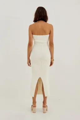 Sovere Studio Pixie Knit Midi Dress Buttermilk Size 6 for rent on The Volte - image 3