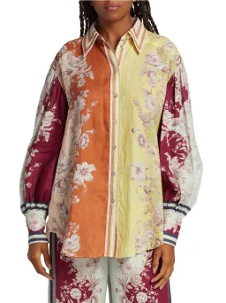 Alemais Marlow Shirt and Pant Set Floral Size AU 10 for rent on The Volte - image 5