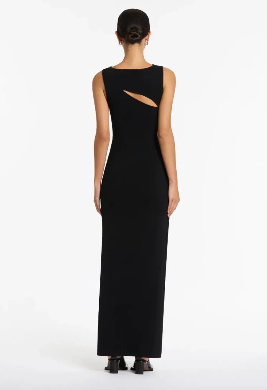 Sir The Label Nadja Cut Out Maxi Dress Black Size AU 6 for rent on The Volte - main image