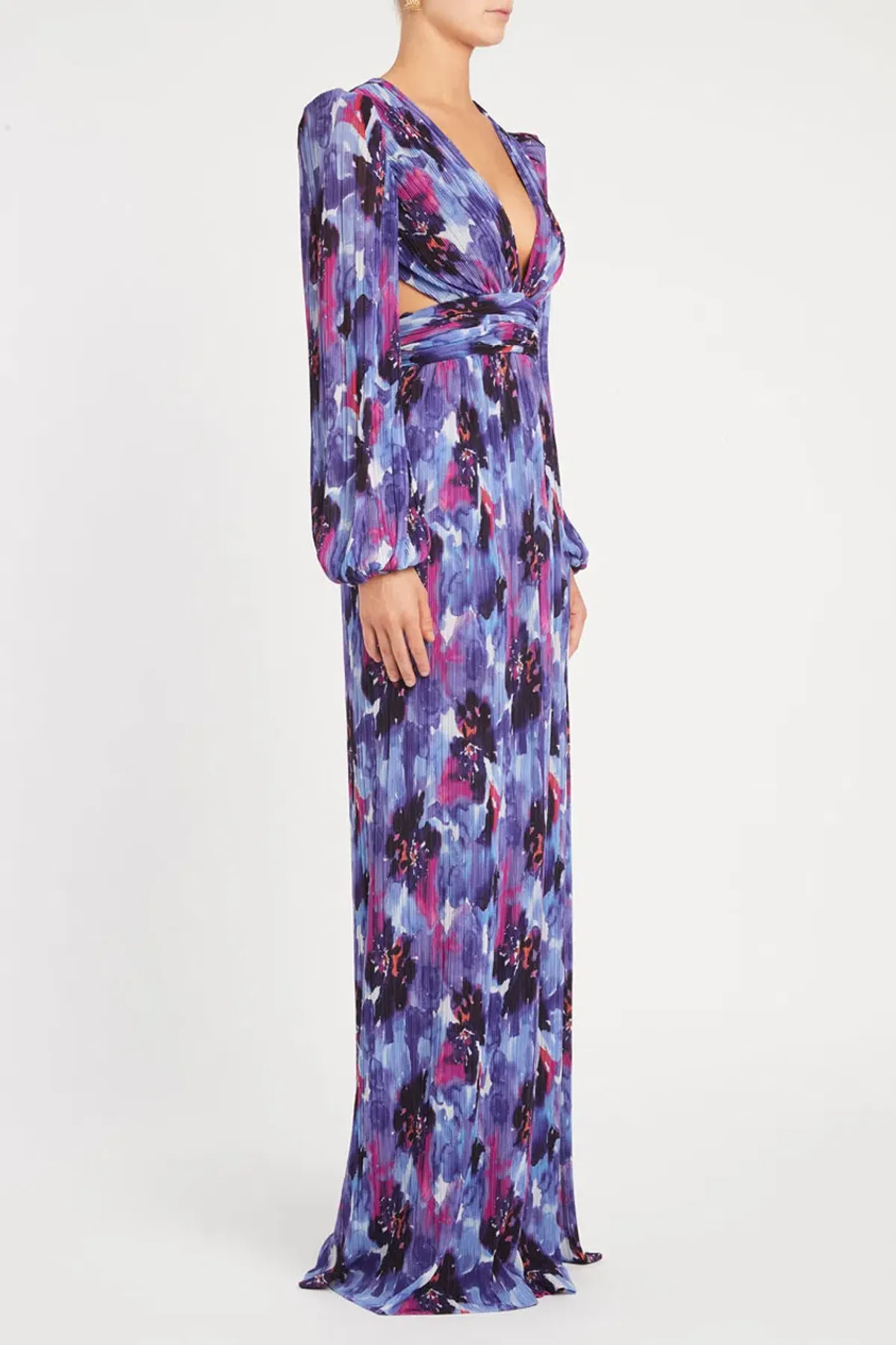 Rebecca Vallance Violet Deluge Gown Floral Print Size 8 - Image 2