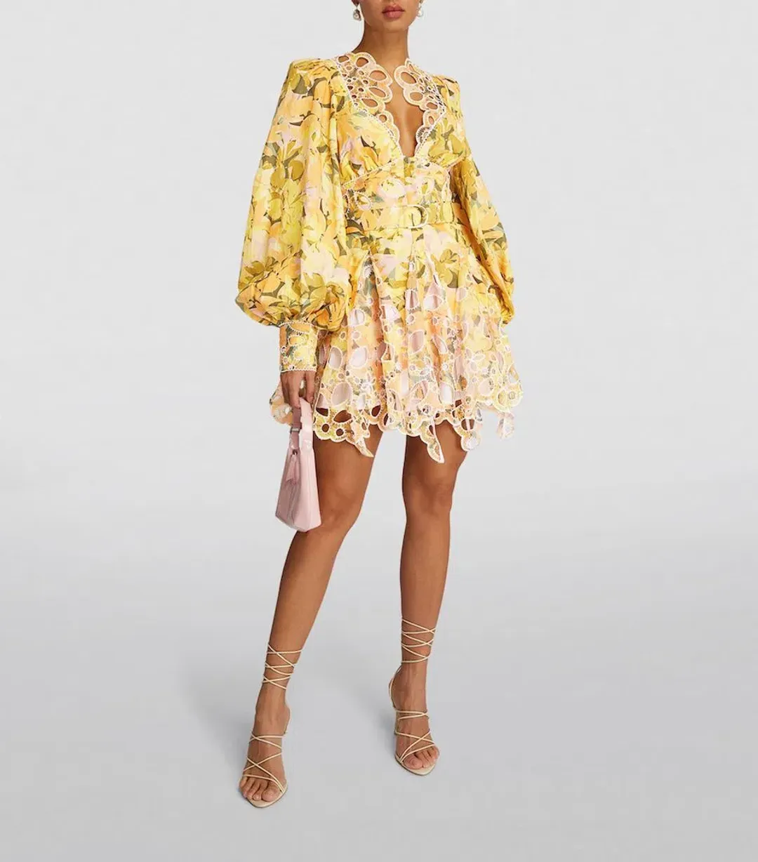 Acler Arnoult Mini Dress Floral Size 10/12 for rent on The Volte - main image