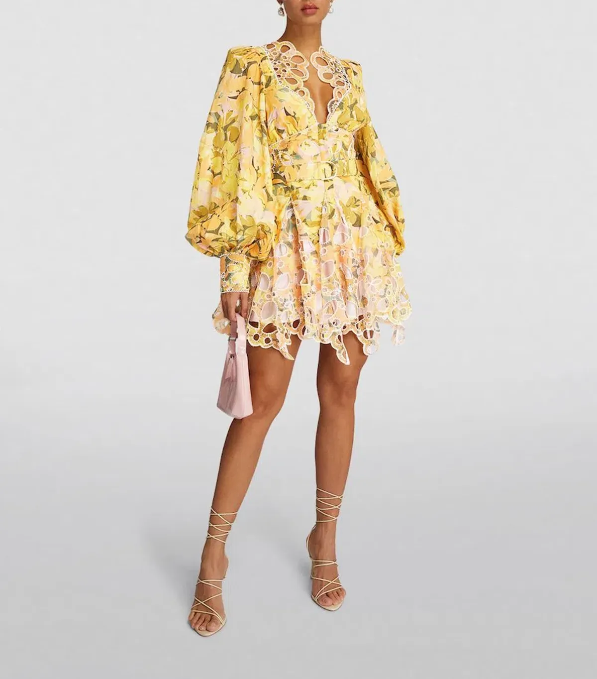 Acler Arnoult Mini Dress Floral Size 10/12 for rent on The Volte - main image