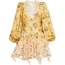 Acler Arnoult Mini Dress Floral Size 10/12 for rent on The Volte - image 2