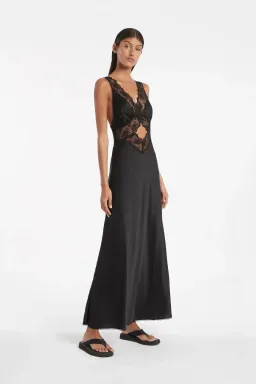 Sir The Label Aries Cut Out Lace Dress Gown Black Size 1 / Au 8 for rent on The Volte - image 4