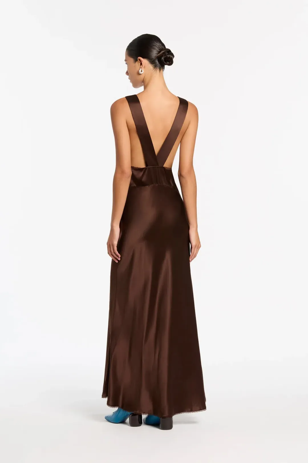 Sir the Label Aries Cut Out Gown Brown Size 2 / Au 10 for rent on The Volte - main image