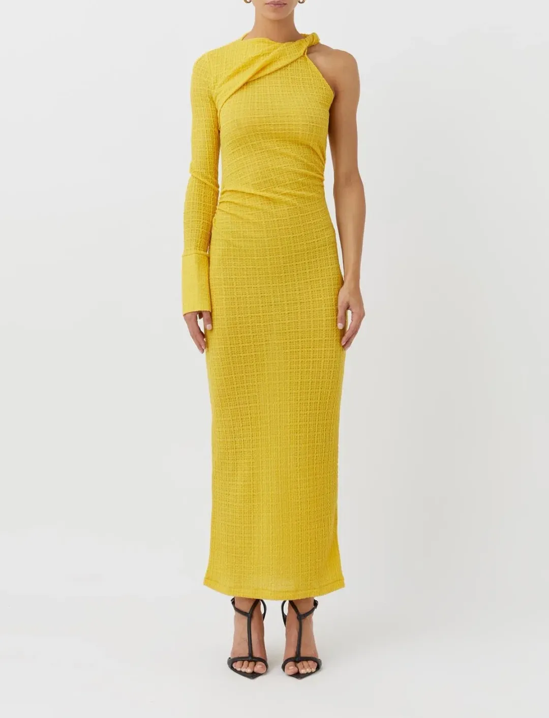 Camilla and Marc Cypress Dress Yellow Size 10 for rent on The Volte - main image