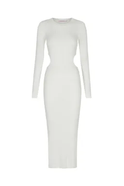 Hansen and Gretel Macy Dress in Bone White Size S/AU 8 for rent on The Volte - image 4