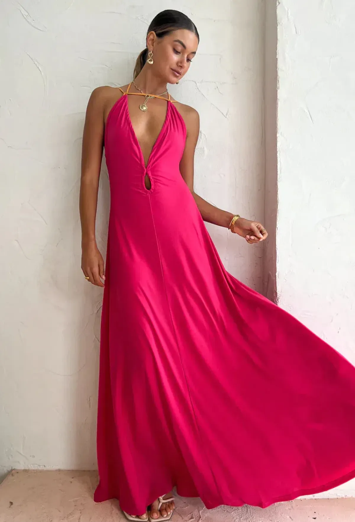 Hansen and Gretel Charlee Gown Pink Size S / AU 8 - Image 1