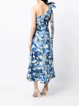 Rachel Gilbert Emiliano Dress Blue Print 0 / AU 6 for rent on The Volte - image 3