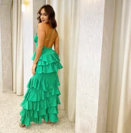 Derma Department Barcelona Maxi Dress Green Size AU 12 for rent on The Volte - image 2