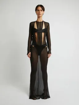 Christopher Esber Boudica Dress Black Size AU 8 / S for rent on The Volte - image 1