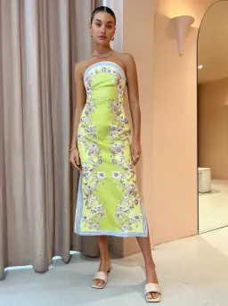 Alemais Marlow Bodice Dress Multi Size 4 for rent on The Volte - image 1