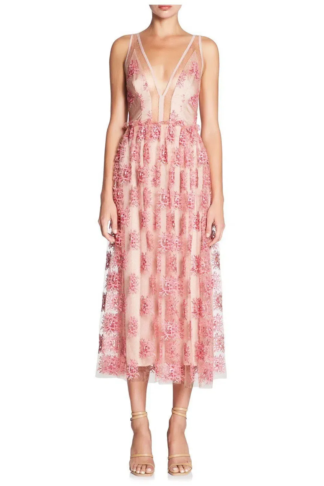 Manning Cartel Crown Jewels Dress Pink Size 6 for rent on The Volte - main image