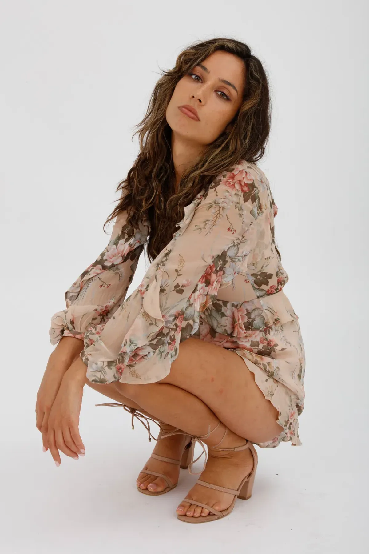 Zimmerman Aerial Flounce Playsuit Floral Print Size 0/AU 8 - Image 4