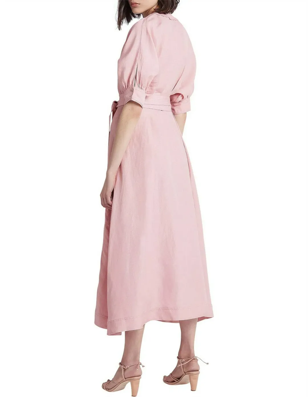 Aje Ennoble Dress Pink Size L/Au 14 for rent on The Volte - main image