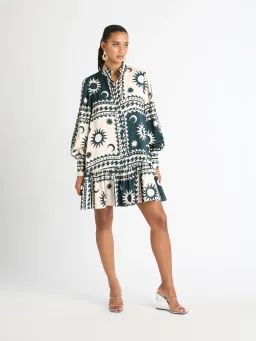 Sheike Suns And Moons Dress Print Size 6 for rent on The Volte - image 3