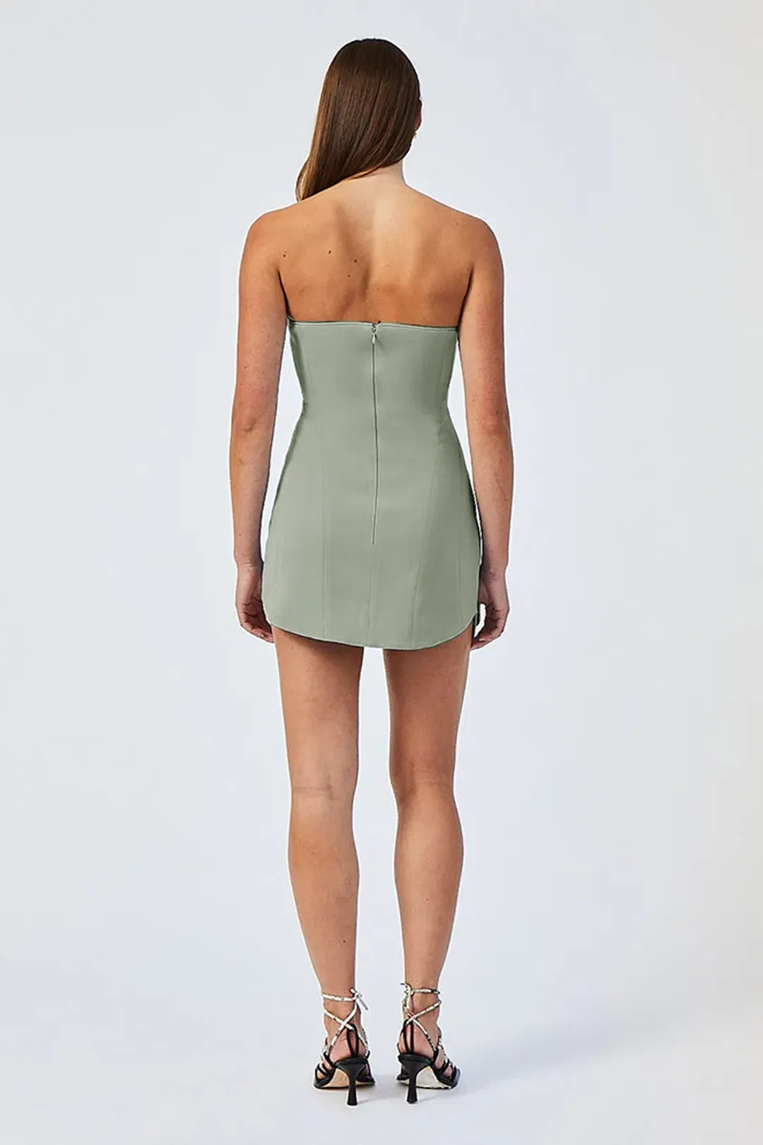Suboo Remi Corset Mini Dress Sage Size M / Au 10 for rent on The Volte - main image