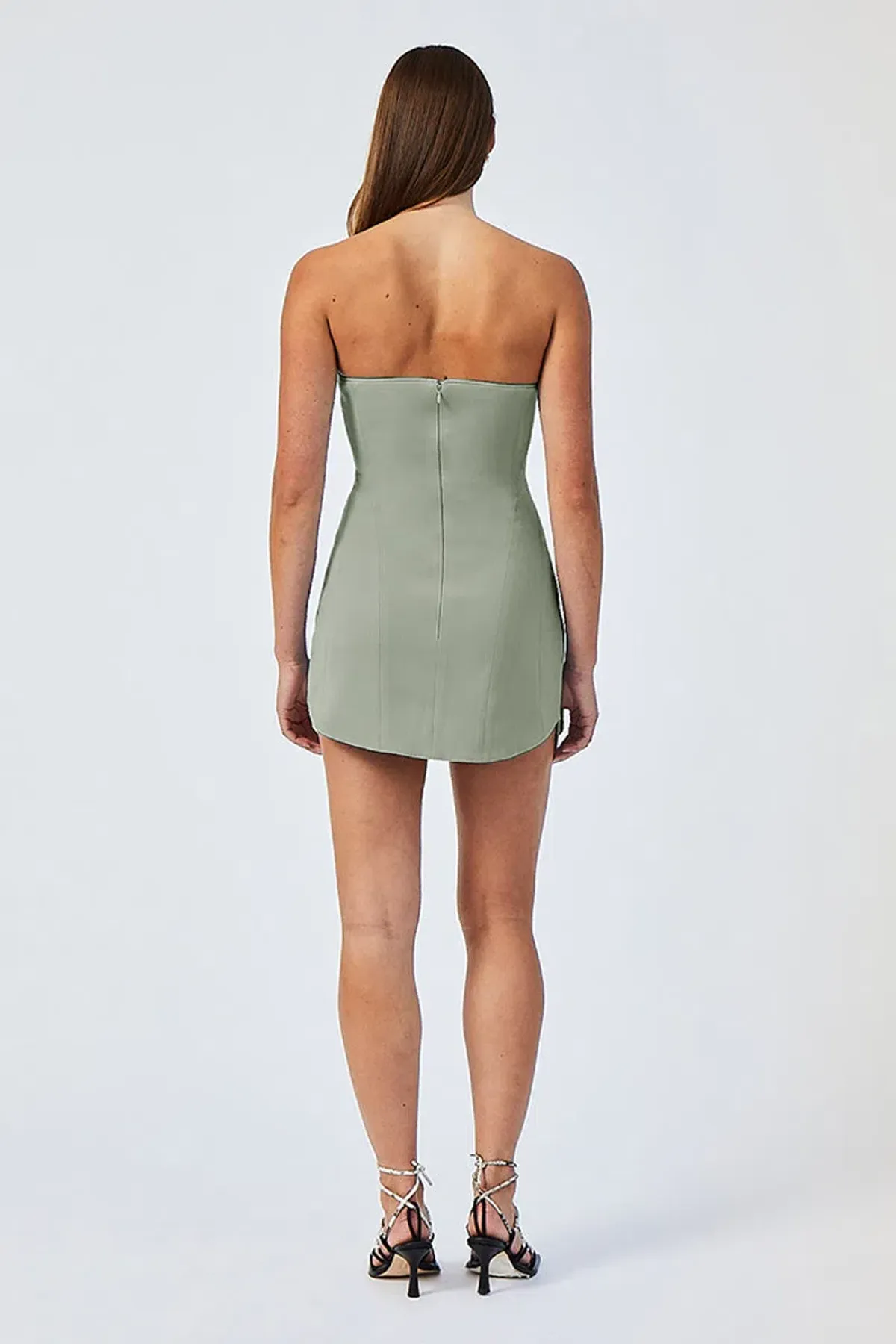 Suboo Remi Corset Mini Dress Sage Size M / Au 10 - Image 2