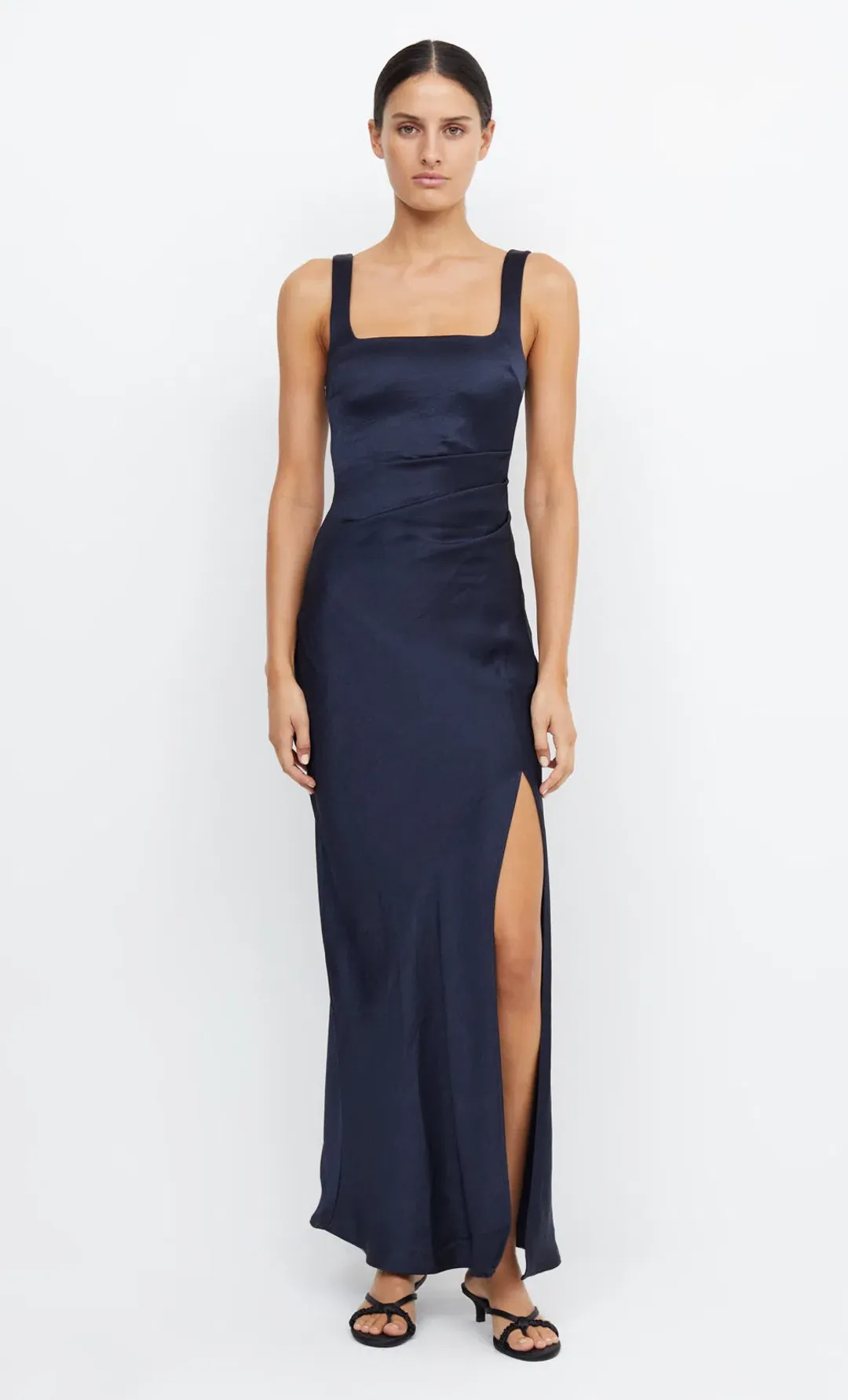 Bec & Bridge The Dreamer Square Neck Dress Ink Size 10 for rent on The Volte - main image