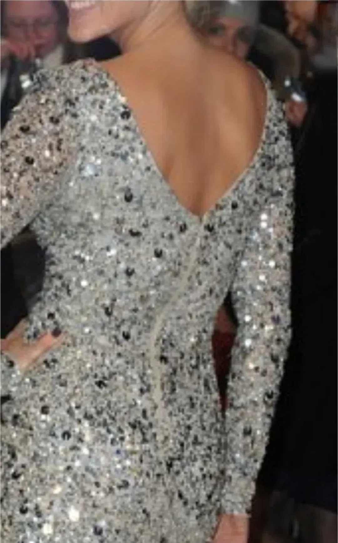 Rachel Gilbert Sequin Mini Silver Size AU 12 for rent on The Volte - main image