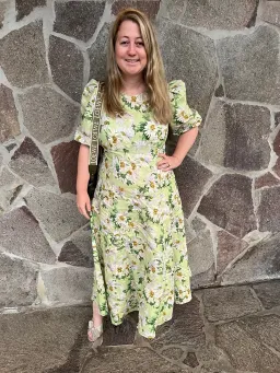 Alemais Astra Midi Dress Floral Size 14 for rent on The Volte - image 1