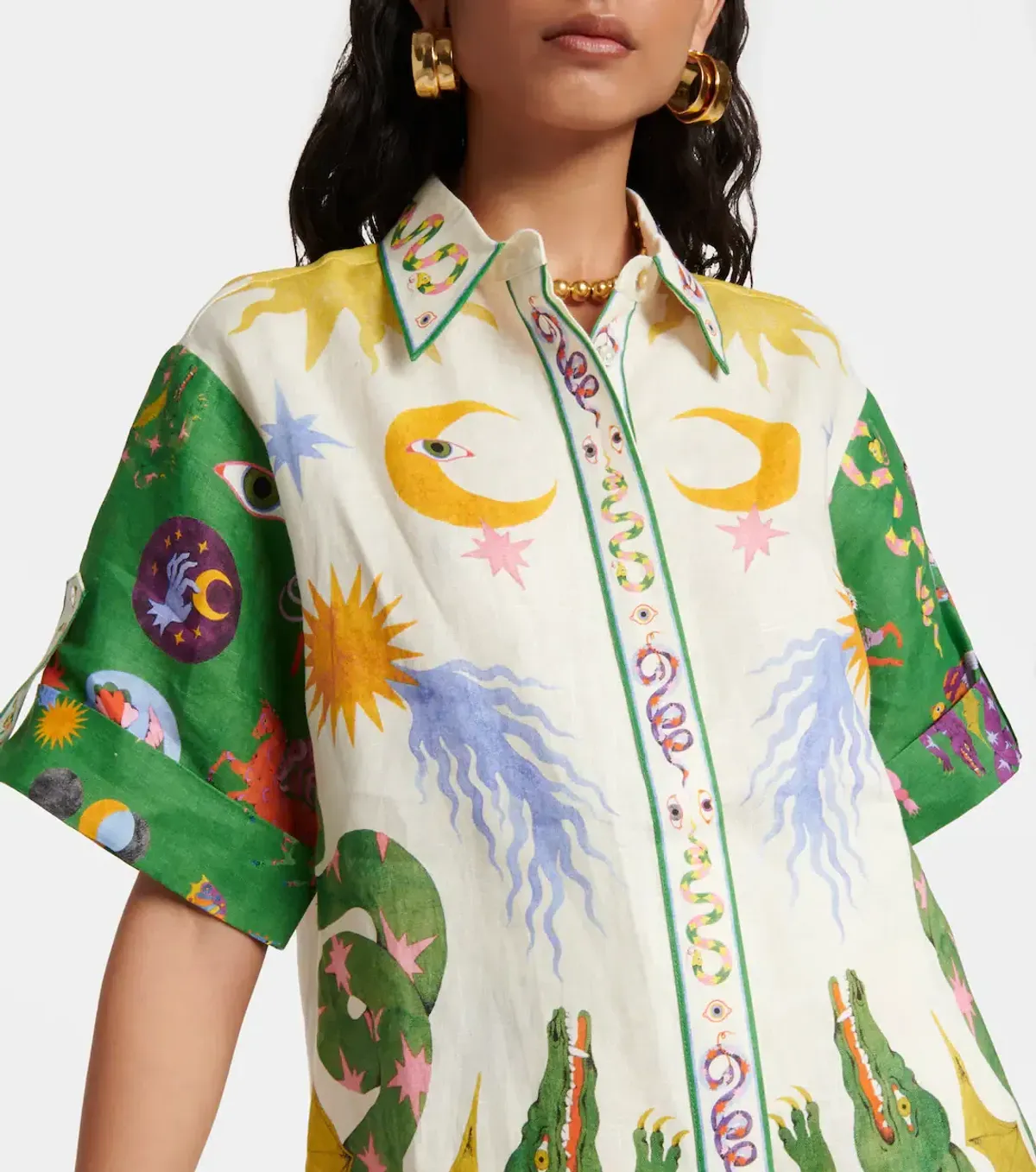 Alemais Seeker Shirt Print Size 6 and Short Print Size 8 - Image 3